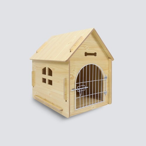 ♠[애구애구] 강아지집 만들기 원목하우스(나무지붕)