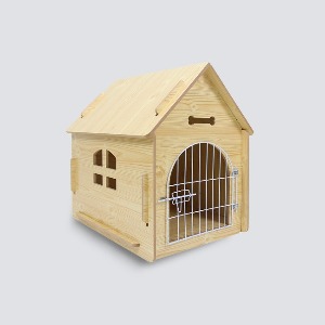 ♠[애구애구] 강아지집 만들기 원목하우스(나무지붕)
