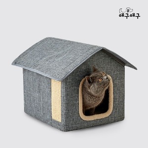 ♠[애구애구] 강아지 고양이 숨숨집 부클레하우스 지붕형